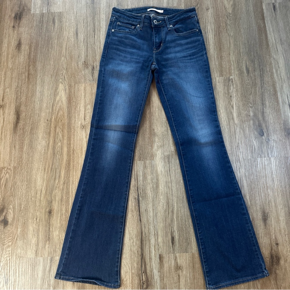 Levi's Dark Blue Flare Women's Jeans